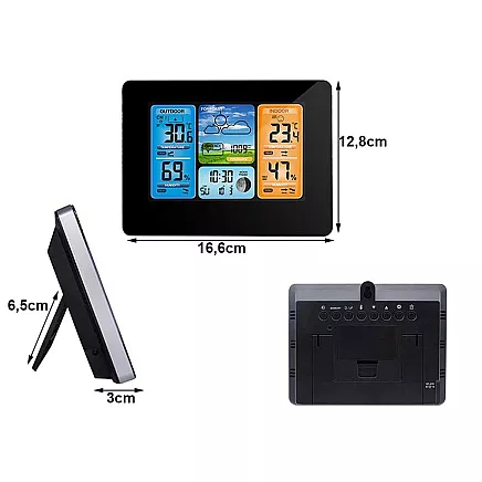 Wireless weather station hygrometer dcf