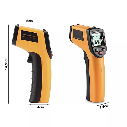 Non-contact laser pyrometer thermometer -50 +380°c