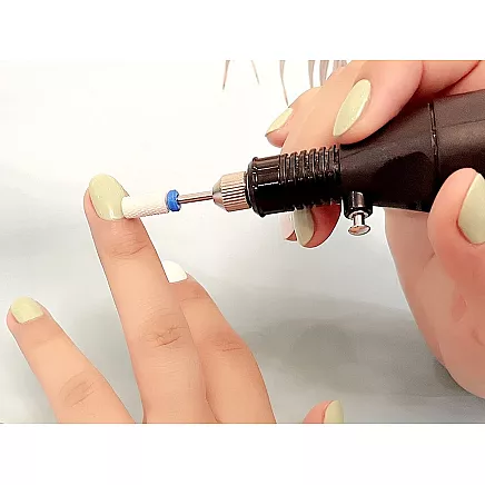 Keramikas frēžu uzgaļu komplekts 5 gab., manikīram un pedikīram