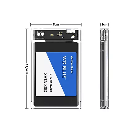 2.5 ssd hdd enclosure usb 3.0 sata pocket
