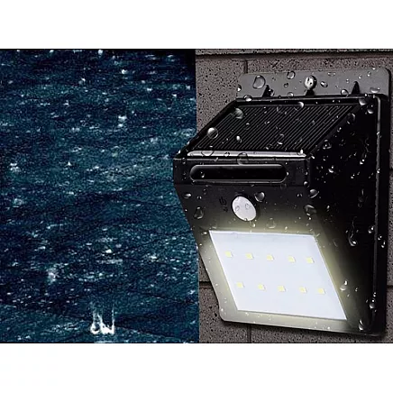 Solar lamp 30led with motion and dusk sensor