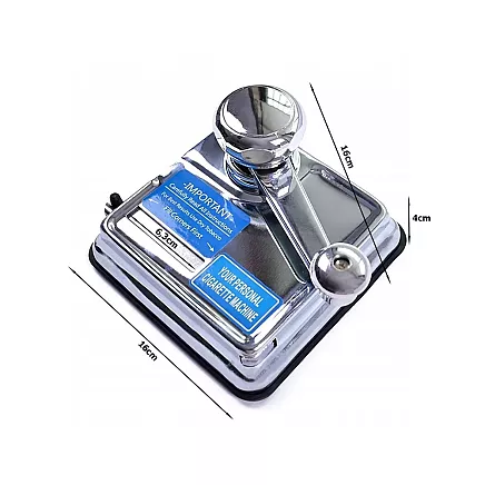 Piston filler for tobacco cigarettes steel