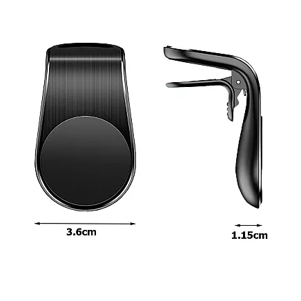 Magnetic car holder for phone grille