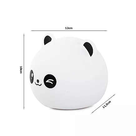 Battery Operated Baby Silicone Night LED RGB Light Lamp, Panda