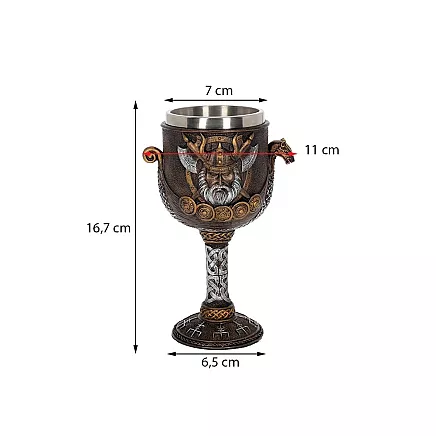 Nerūsējošā Tērauda Dekoratīvs Vikingu Kauss Krūze