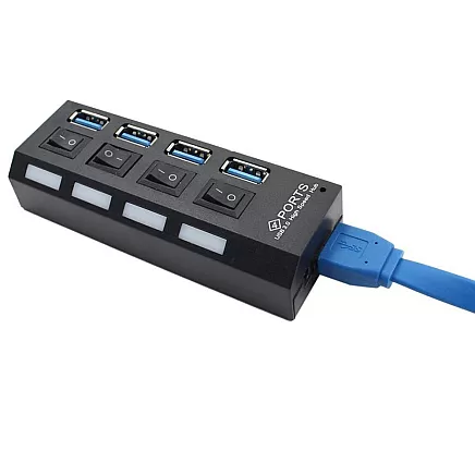 Splitter hub usb port splitter 4x usb 3.0