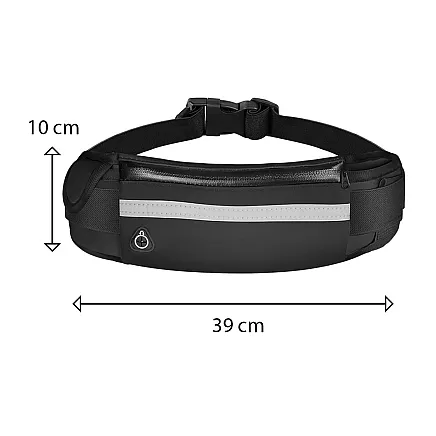 Пояс для бега с карманами для бутылки и телефона