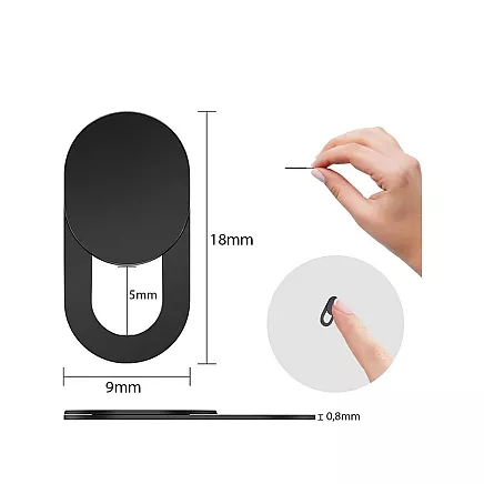 Klēpjdatora Tālruņa Web Kameras Vāks Aizbīdnis Aizsegs Privātuma Aizsardzība 3 gab.