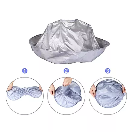 Hairdressers collar cape haircut apron