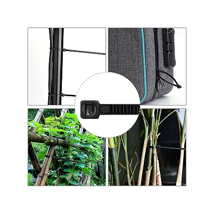 Tricks clamps 3.6x200 100 pcs black