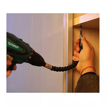 Elastīgā vārpsta, pagarinātājs elektriskajam urbim, skrūvgriezim, 30cm