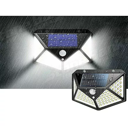 Solar lamp 100 led with twilight movement sensor