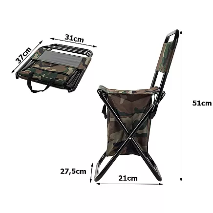 Tourist fishing chair bag moro folding chair