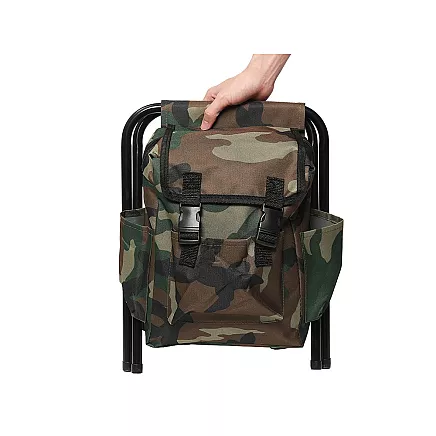 Saliekamais makšķerēšanas krēsls ar mugursomu 3in1