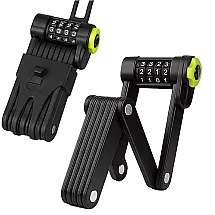 Salokāma velosipēda atslēga ar kodu, TRIZAND 25733, melna