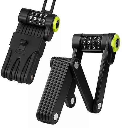 Salokāma velosipēda atslēga ar kodu, TRIZAND 25733, melna