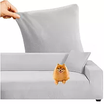 Elastīgs stūra dīvāna pārvalks Ruhhy 26035, 145-185 cm, gaiši pelēks