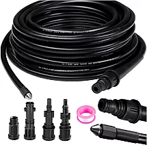 Cauruļu tīrīšanas šļūtene Ruhhy 15m ar adapteriem 26132