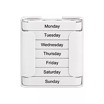 Medication organizer - 7-day Isomedix case