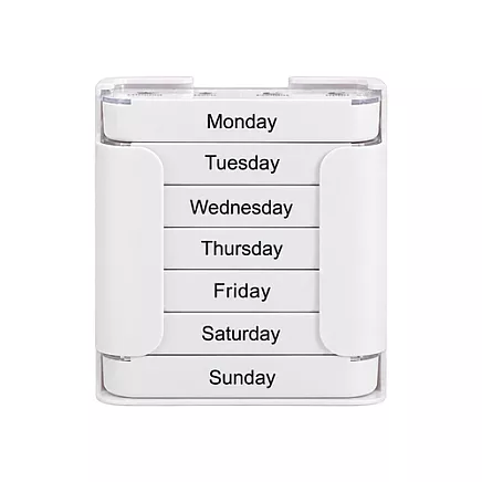 Medication organizer - 7-day Isomedix case