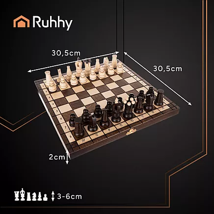 Royal chess 31x31cm Ruhhy 26038
