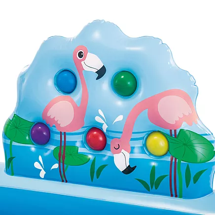 INTEX 57161 Piepūšamais ūdens rotaļu laukums Jungle ar slidkalniņu