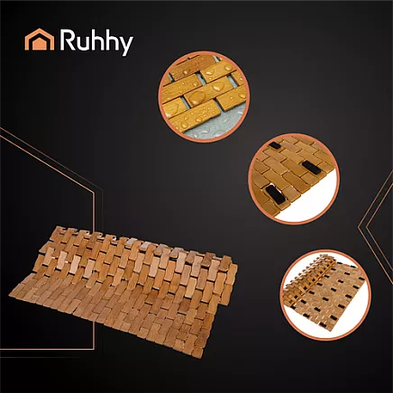 Bamboo anti-slip mat Ruhhy 26048