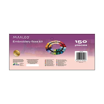 Izšūšanas diegu komplekts Muline MAALEO, 150 krāsas 25662