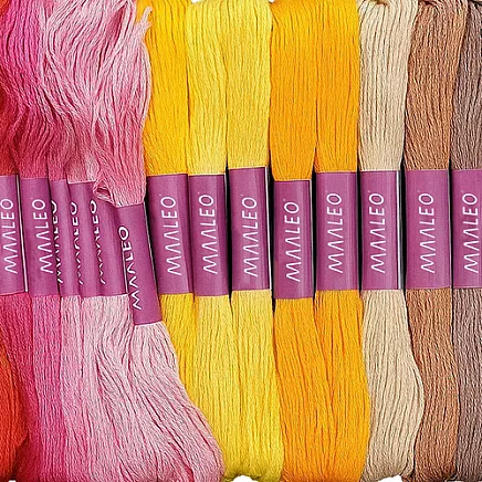 Izšūšanas diegu komplekts Muline MAALEO, 150 krāsas 25662