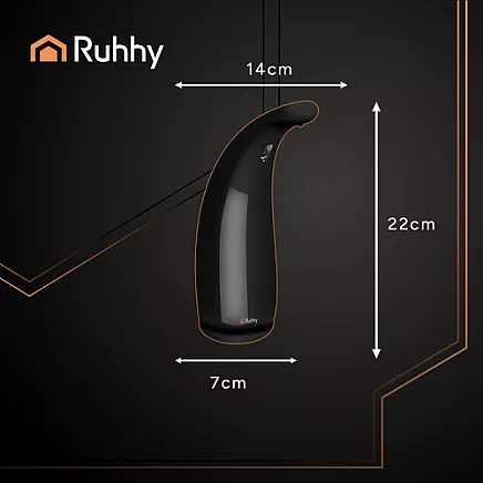 Ruhhy 26076 Touchless Soap Dispenser Black