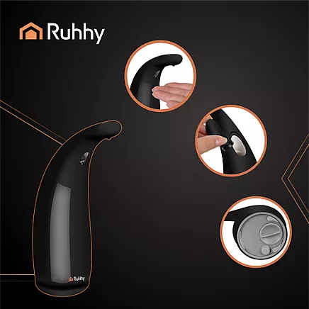 Ruhhy 26076 Touchless Soap Dispenser Black