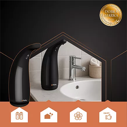 Ruhhy 26076 Touchless Soap Dispenser Black