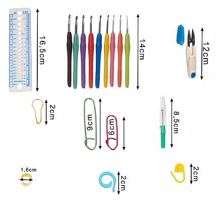Tamborēšanas komplekts 113 EL. Maaleo