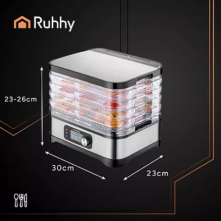 Augļu un dārzeņu žāvētājs Ruhhy 25928, 400 W, 10 L