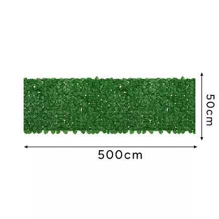 Mākslīgais dzīvžogs uz balkona 5x0,5m Gardlov 25342