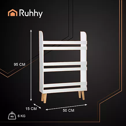 Bērnu plaukts rotaļlietām un grāmatām Ruhhy 26440, balts
