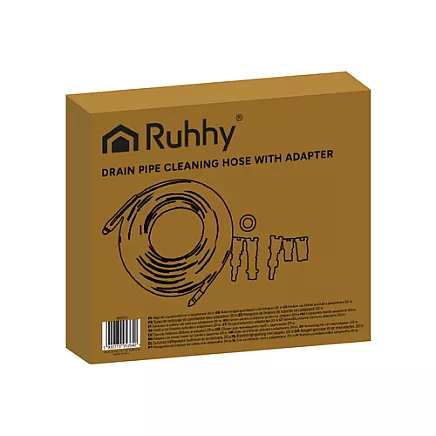 Pipe cleaning hose with adapter 20m Ruhhy 26133