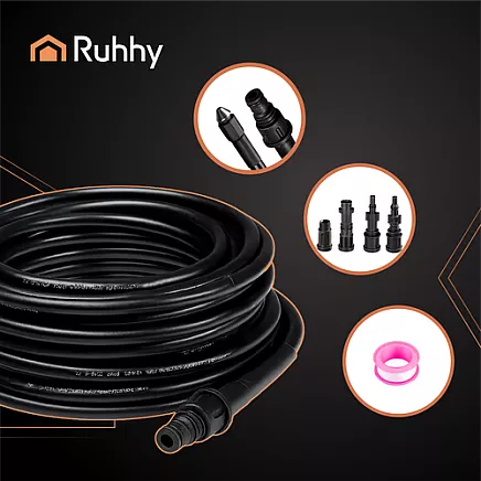 Pipe cleaning hose with adapter 20m Ruhhy 26133