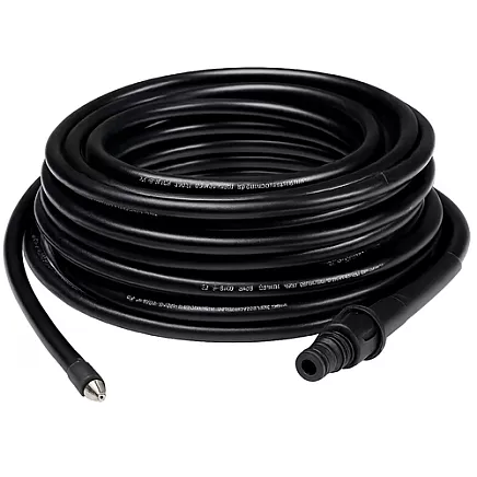 Cauruļu tīrīšanas šļūtene Ruhhy 15m ar adapteriem 26132