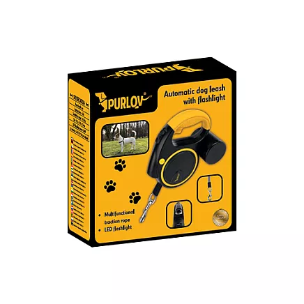 Automatic lanyard with flashlight 5m Purlov 25965