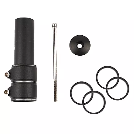 Velosipēda stūres iznesuma pagarinātājs Trizand 25993, 28,6 mm, melns