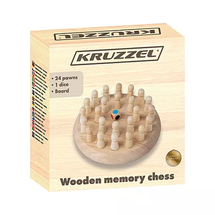 Memory chess - wooden Kruzzel 26251