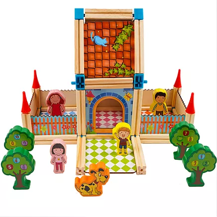 Construction blocks - house 268 pieces Kruzzel 26452