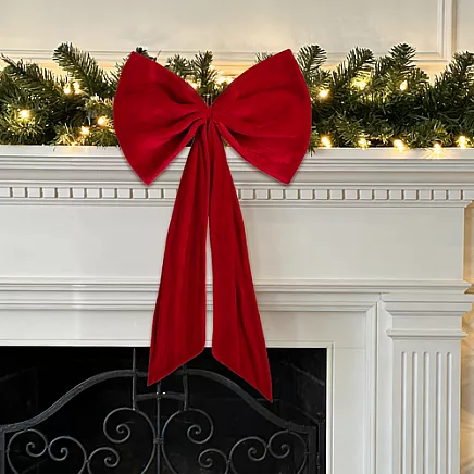 Decorative Christmas bow 50x90cm Glimz