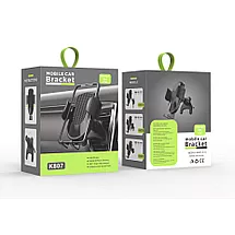 Stiprs telefona turētājs automašīnai ventilācijas restei, regulējams 360°