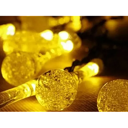 Solar lights garden icicle garland terrace balcony 100 led