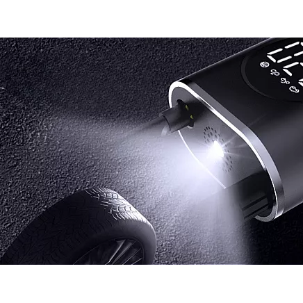 Akumulatora gaisa kompresors auto, velo riepām 10 bar ar LCD