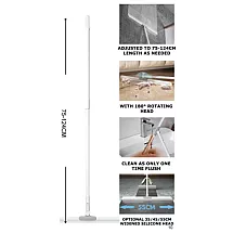 Ūdens novilcējs grīdām un logiem ar garu teleskopisku kātu