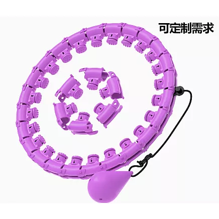 PURPLE WEIGHTED HULA HOOP (20)