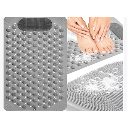 GREY BATHROOM RUG 39X69 (40)